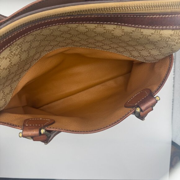 SOLD!!! Vintage Celine Macadam Top Handle Bag - Picture 10 of 16